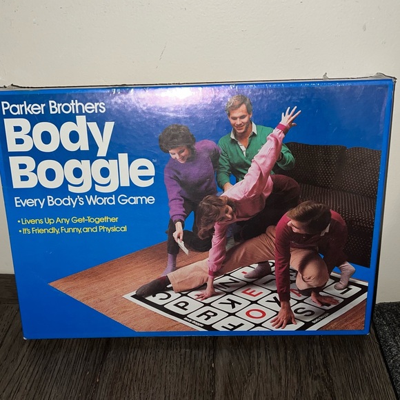 Other Boggle Vintage Parker Brothers Body Boggle Game 1984 Word Game